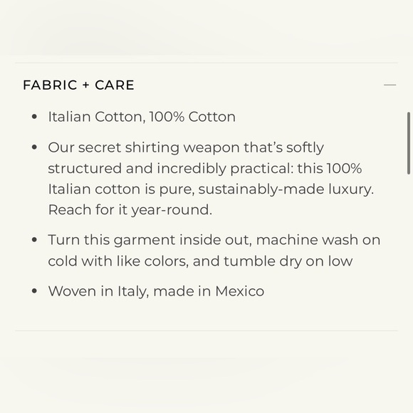 Frank and Eileen Eileen Italian Cotton Gray Button Up Shirt , size XS - Picture 9 of 10